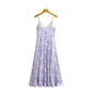 French Retro Spring New Women Clothing Fashion Slimming Printing Slip Dress 10 Vintage Floral