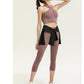 Sports Fitness Yoga Jupe Une Pièce Cuisse-Longueur Minceur Jupe Bandage Yoga Danse Ballet Jupe