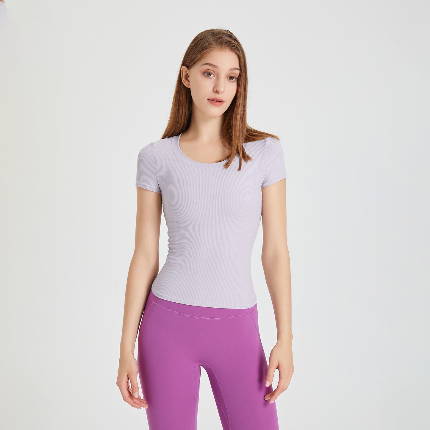 Été à lacets confortable minceur décontracté sport t-shirt femmes Yoga vêtements à manches courtes séchage rapide haut