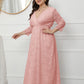 Plus Size Spring  Women Clothing Lace Dress Evening Maxi Dress