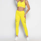Fitness Women Summer Stretch Tight Sports High Waist Running Outerwear Yoga Suit