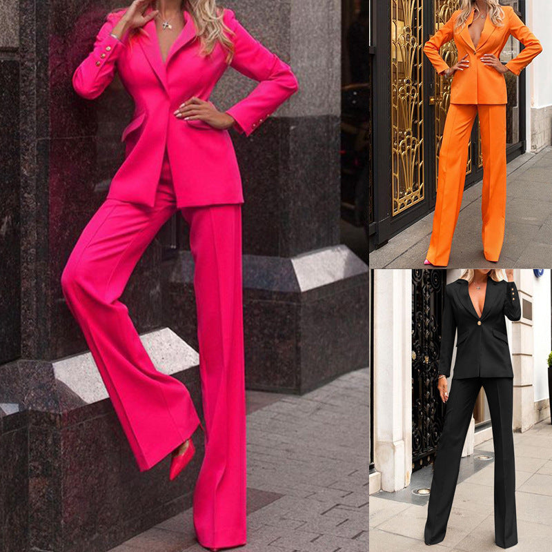 Women Clothing New Blazer Two-Piece Suit Women Clothing Blazer