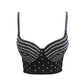 Diamond Bra Camisole Short Fried Street Sexy Tube Top Beaded Women Wrapped Chest