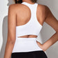 Double Sided Brushed Sports Vest High Elastic Breathability Quick Drying Yoga Jacket Workout Beauty Back Vest