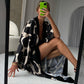 Women  Clothing Satin Pajamas for Women Spring Plus Size 3/4 Sleeve Cool Feeling Nightgown Bathrobe Home Wear for Women