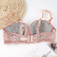 Popular Lace Bra Comfortable with Steel Ring Push up Adjustment Accessory Breast Push up Bra Thin Big Breast Small