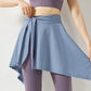 Fitness Dance One-Piece Skirt Running Series Waist Anti-Exposure Tights Outer Skirt Women Yoga Skirt Accessories