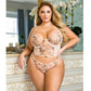 Plus Size Underwear Sexy Lace See-through Embroidery Sexy Suit