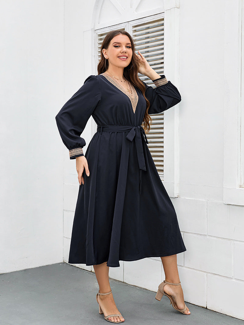 Plus Size Women Dress Best-Selling Loose Maxi Dress
