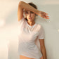 Quick-Drying Yoga Fitness Sportswear Breathable Mesh Stitching Running Exercise T-shirt Women