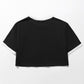 Halloween Women Clothing Casual Skull Hand Print Short Sleeve Sexy T shirt